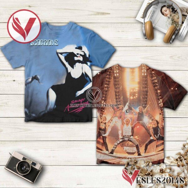 Scorpions Savage Amusement Album Cover Shirt, Unique Gifts For Music Lovers - Vesles2014S