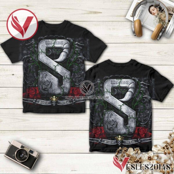 Scorpions Sting In The Tail Album Cover Shirt, Unique Gifts For Music Lovers - Vesles2014S