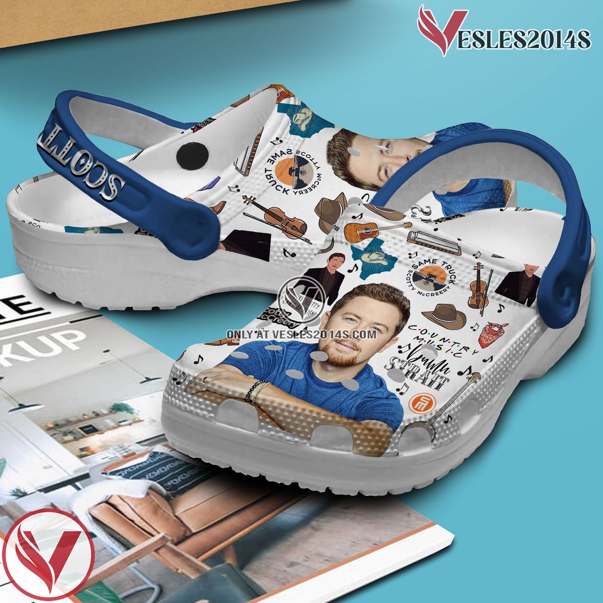 Scotty McCreery Music Crocs Crocband Clogs Shoes, Unique Gifts For Fans Style 2 - Vesles2014S 2