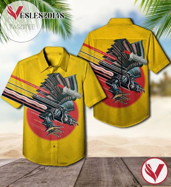 Screaming For Vengeance Album By Judas Priest Hawaiian Shirt, Best Gift For Music Lovers Vesles2014S