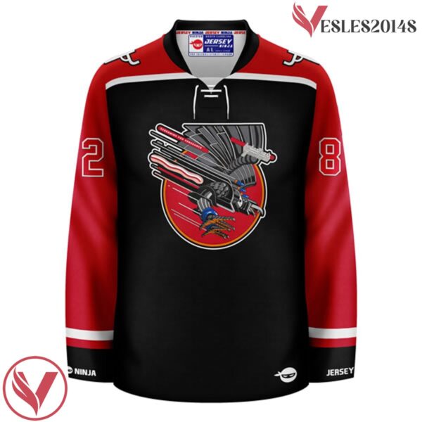 Screaming for Vengeance Judas Priest Hockey Jersey - Vesles2014S 3