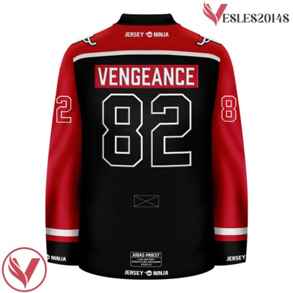 Screaming for Vengeance Judas Priest Hockey Jersey - Vesles2014S 4