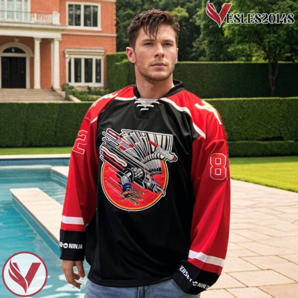 Screaming for Vengeance Judas Priest Hockey Jersey - Vesles2014S
