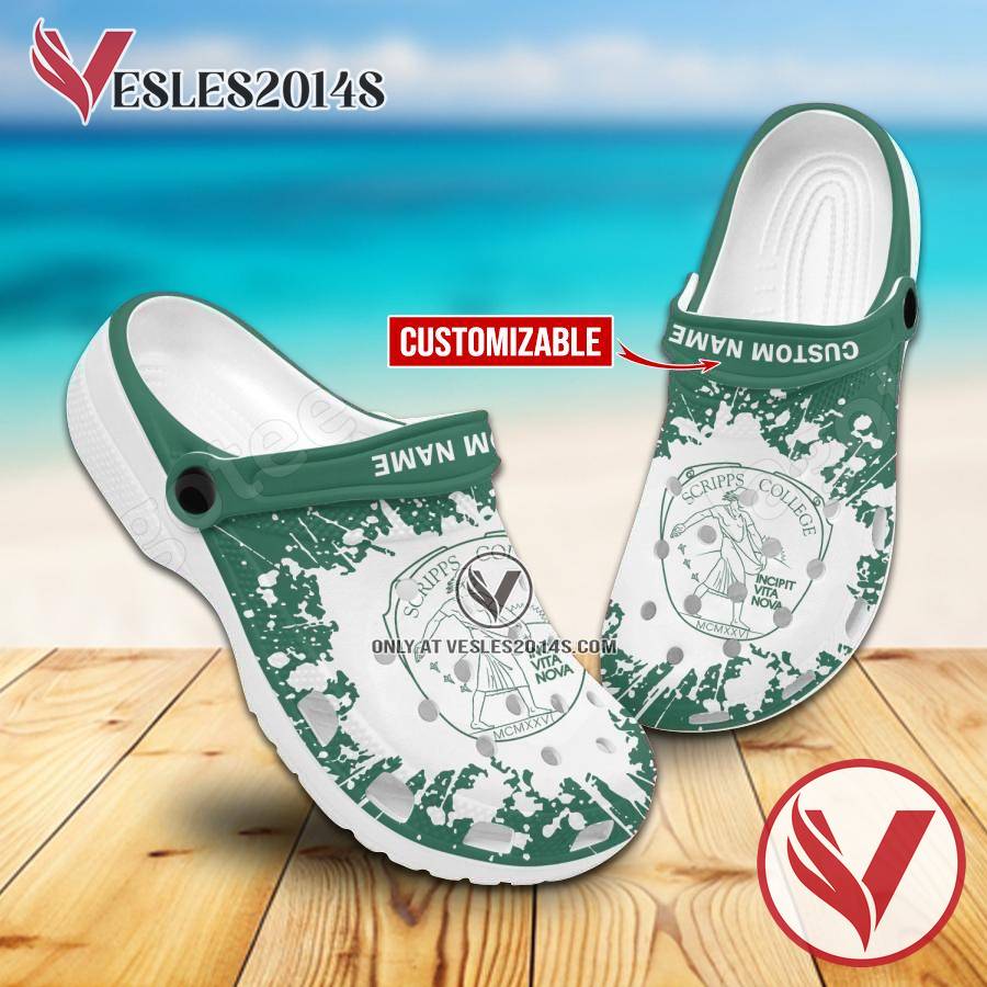 Scripps College Crocs Classic Clogs, Unique Footwear For Fans - Vesles2014S
