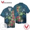 Sea Turtle For Men And Women Graphic Print Short Sleeve Hawaiian Casual Shirt Vesles2014S
