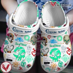 Sea of Thieves Game Crocs Crocband Clogs Shoes Comfortable For Men Women and Kids, Unique Gift From  Vesles2014S