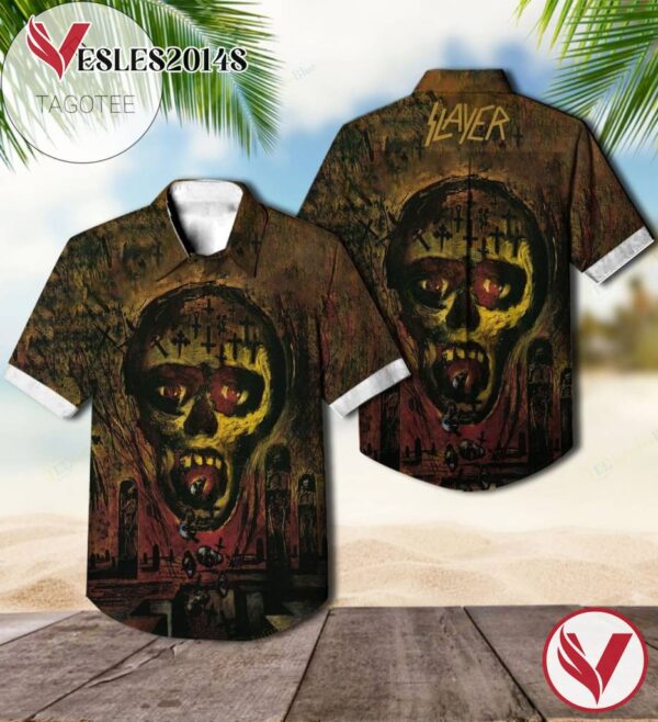 Seasons In The Abyss Studio Album By Slayer Hawaiian Shirt, Best Gift For Music Lovers Vesles2014S