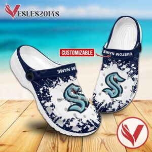 Seattle Kraken Personalized Crocs Shoes For Men And Women, Unique Clogs Shoes For Fans - Vesles2014S