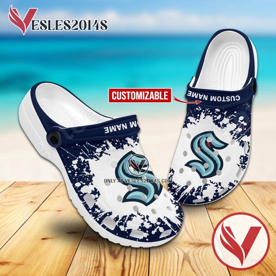 Seattle Kraken Personalized Crocs Shoes For Men And Women, Unique Clogs Shoes For Fans - Vesles2014S