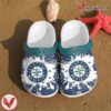 Seattle Paint Gift For Fan Clog Shoescrocband Clogs, Unique Gift From Vesles2014S