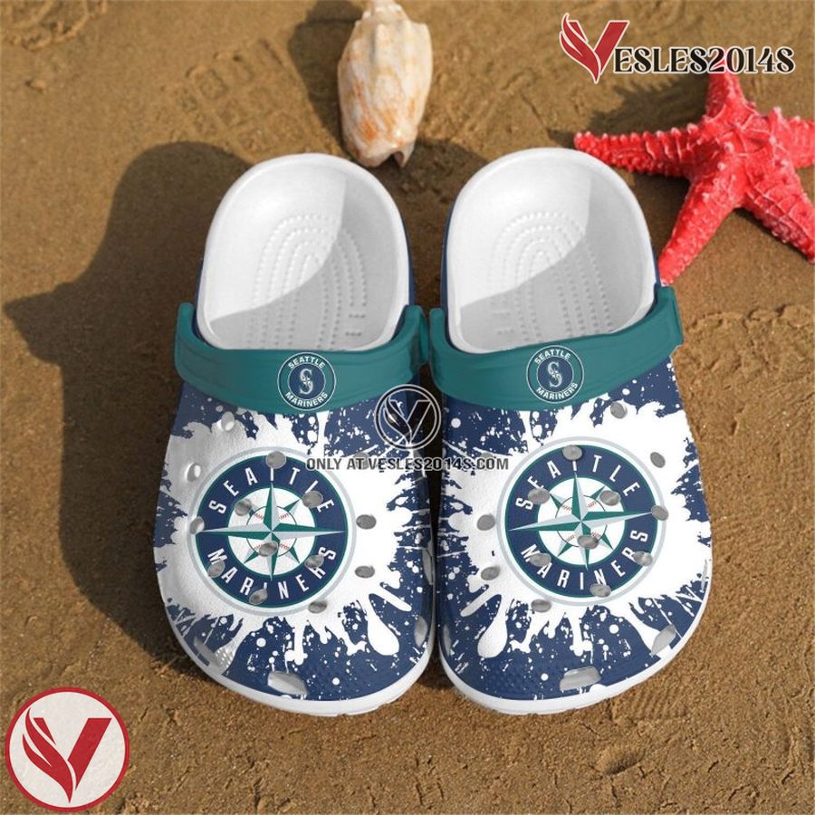 Seattle Paint Gift For Fan Clog Shoescrocband Clogs, Unique Gift From Vesles2014S