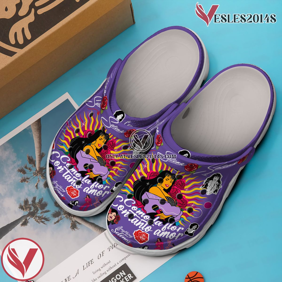 Selena Como La Flor Music Crocs Crocband Clogs Shoes, Unique Gifts For Fans Style 1 - Vesles2014S 3