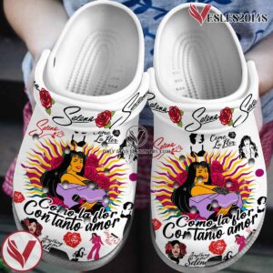 Selena Como La Flor Music Crocs Crocband Clogs Shoes, Unique Gifts For Fans Style 3 - Vesles2014S
