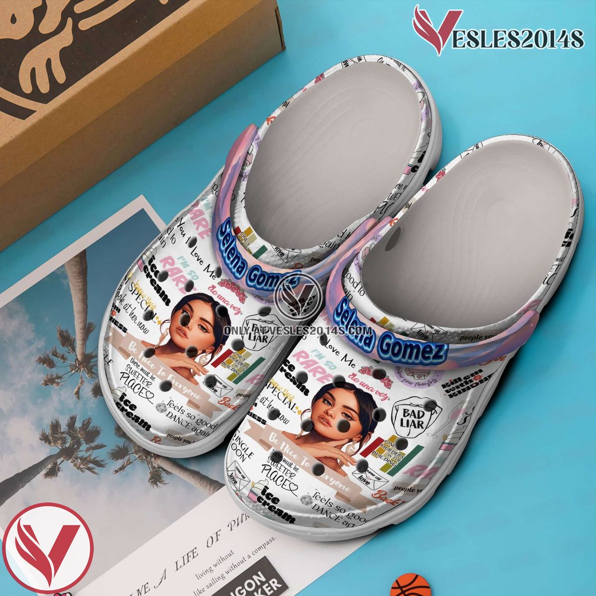 Selena Gomez Music Crocs Crocband Clogs Shoes, Unique Gifts For Fans Style 1 - Vesles2014S 3