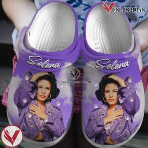 Selena Singer Music Crocs Crocband Clogs Shoes, Unique Gifts For Fans Style 10 - Vesles2014S
