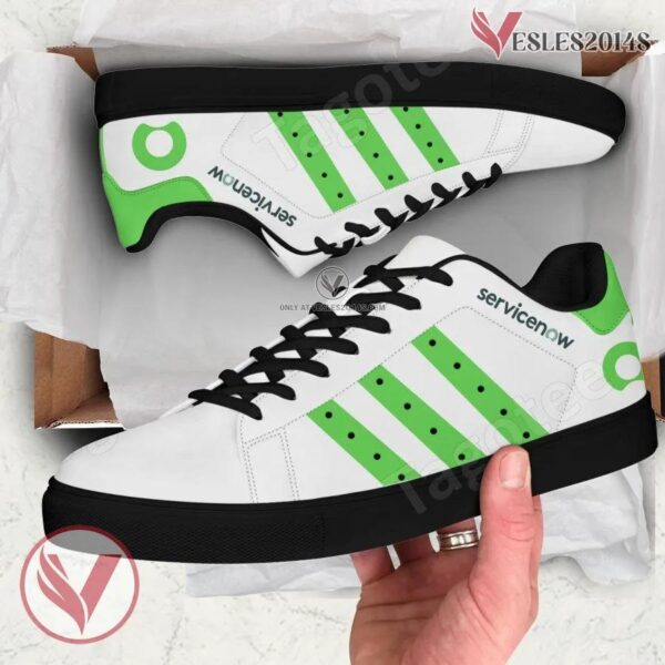 ServiceNow Logo Print Stan Smith Shoes For Men And Womens - Vesles2014s 1