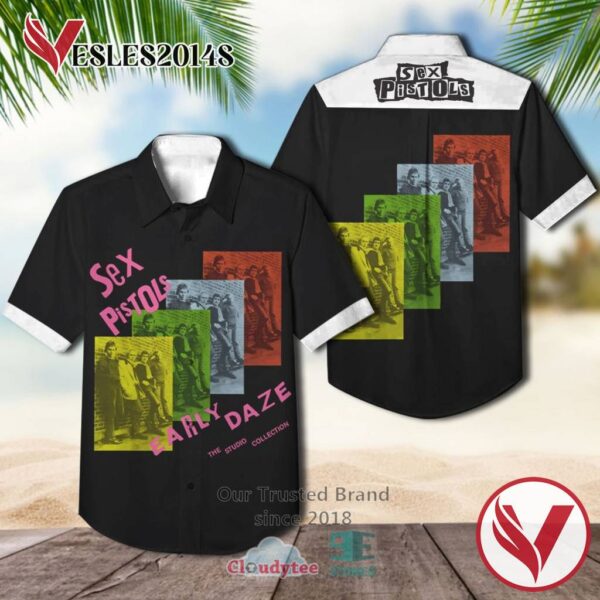 Sex Pistols Early Daze The Studio Collection 1993 Casual Hawaiian Shirt, Best Gifts For Summer Vesles2014S