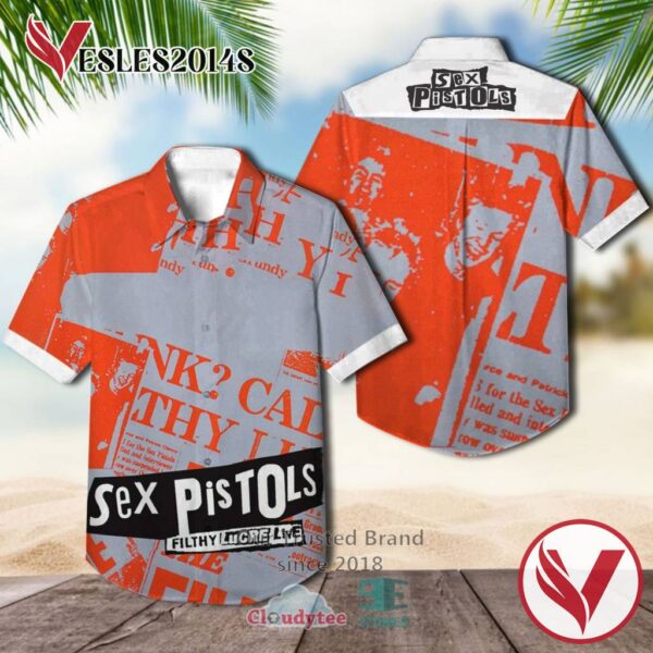 Sex Pistols Filthy Lucre Live 1996 Casual Hawaiian Shirt, Best Gifts For Summer Vesles2014S