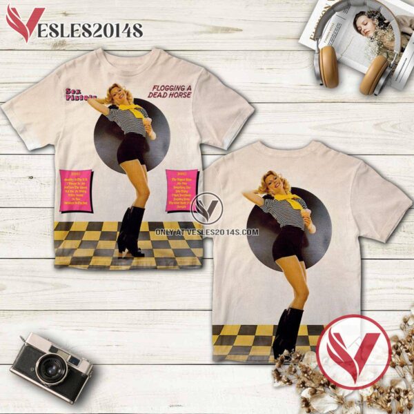 Sex Pistols Flogging A Dead Horse Compilation Album Cover Shirt, Unique Gifts For Music Lovers - Vesles2014S