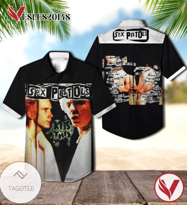 Sex Pistols Kiss This Compilation Album Cover Hawaiian Shirt, Best Gift For Music Lovers Vesles2014S
