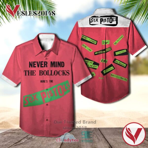 Sex Pistols Never Mind The Bollocks Album Hawaiian Casual Shirt, Best Gift For Music Lovers Vesles2014S