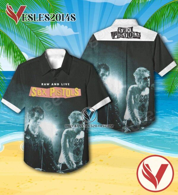 Sex Pistols Raw And Live Album Cover Hawaiian Shirt, Unique Gifts For Music Lovers - Vesles2014S