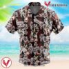 Shadow Pattern Sonic The Hedgehog Hawaiian Button Up Shirt, Perfect Gifts For Anime Lovers - Vesles2014S