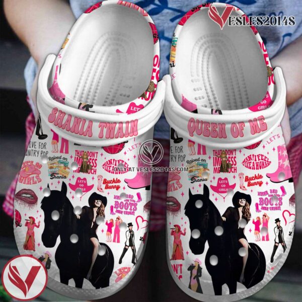 Shania Twain Singer Music Crocs Crocband Clogs Shoes, Unique Gifts For Fans Style 1 - Vesles2014S