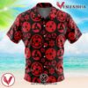 Sharingan Naruto Shippuden Hawaiian Button Up Shirt, Perfect Gifts For Anime Lovers - Vesles2014S