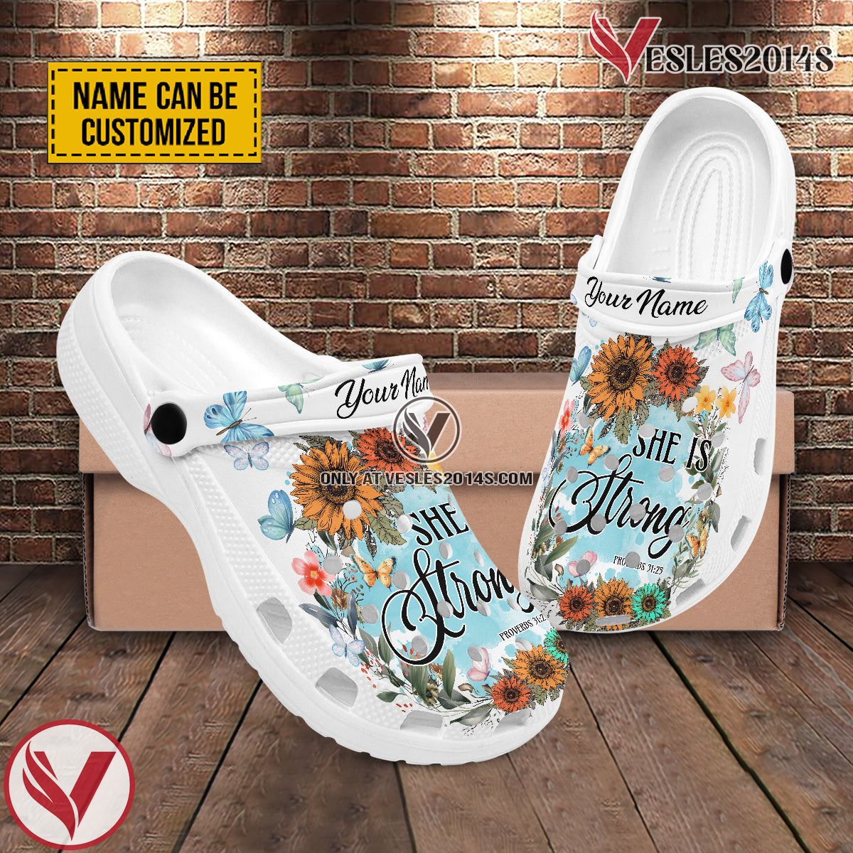 She Is Strong Jesus Customized Crocs Crocband Clogs Shoes Comfortable For Men Women and Kids Gift For Jesus Lovers, Unique Gift From Vesles2014S 3