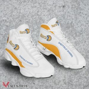 Sheffield Sharks Basketball Air Jordan 13 Shoes, Best Sneaker Gifts For Fans - Vesles2014s