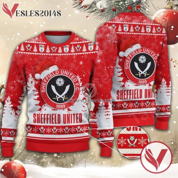 Sheffield United F.C Sport Ugly Christmas Sweater, Unique Gifts For Fans - Vesles2014aS 1