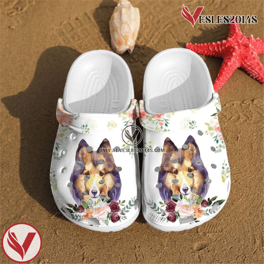 Sheltie shoes Crocs Crocband Clogs Shoes For Men Women, Unique Gift From Vesles2014S