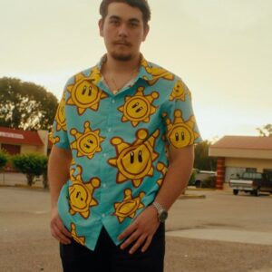 Shine Sprite Mario Bros Sunshine Hawaiian Button Up Shirt, Perfect Gifts For Anime Lovers - Vesles2014S 3