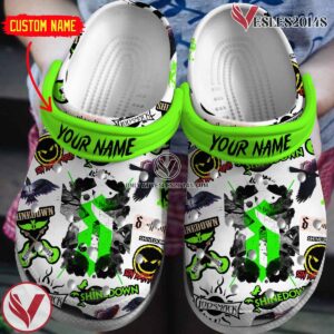 Shinedown Music Crocs Crocband Clogs Shoes, Unique Gifts For Fans Style 1 - Vesles2014S