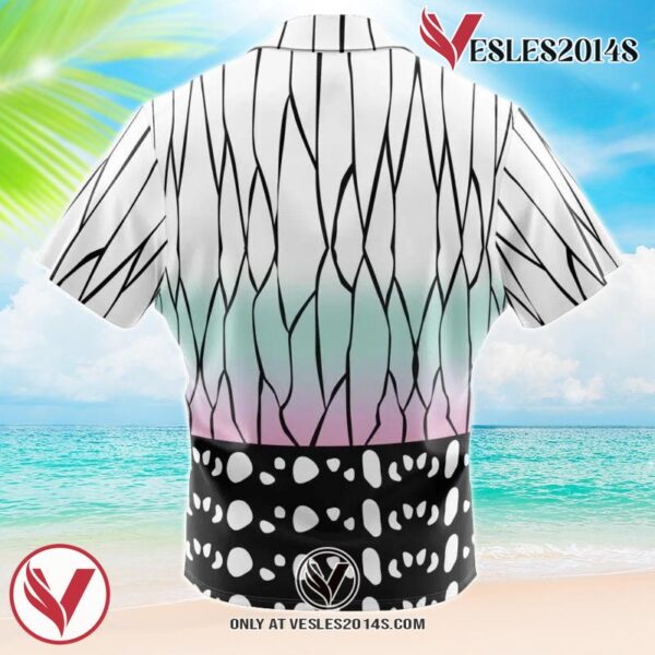 Shinobu Kocho Demon Slayer Hawaiian Button Up Shirt, Perfect Gifts For Anime Lovers - Vesles2014S 1