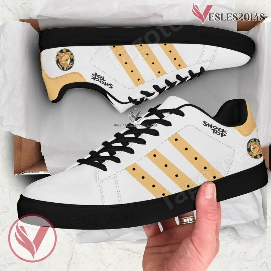 Shock Top Logo Print Stan Smith Shoes For Men And Womens - Vesles2014s 1