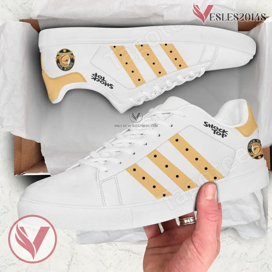 Shock Top Logo Print Stan Smith Shoes For Men And Womens - Vesles2014s