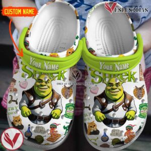 Shrek Cartoon Crocs Crocband Clogs Shoes Comfortable For Men Women and Kids Style 1, Unique Gift From Vesles2014S 2
