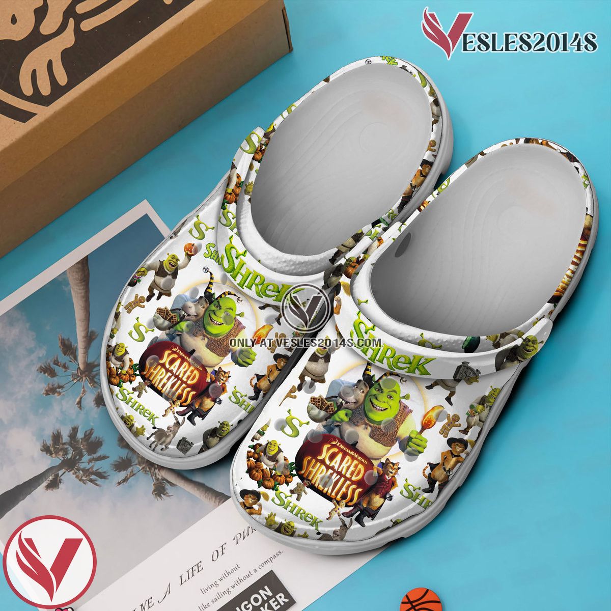 Shrek Cartoon Crocs Crocband Clogs Shoes Comfortable For Men Women and Kids Style 2, Unique Gift From Vesles2014S 4