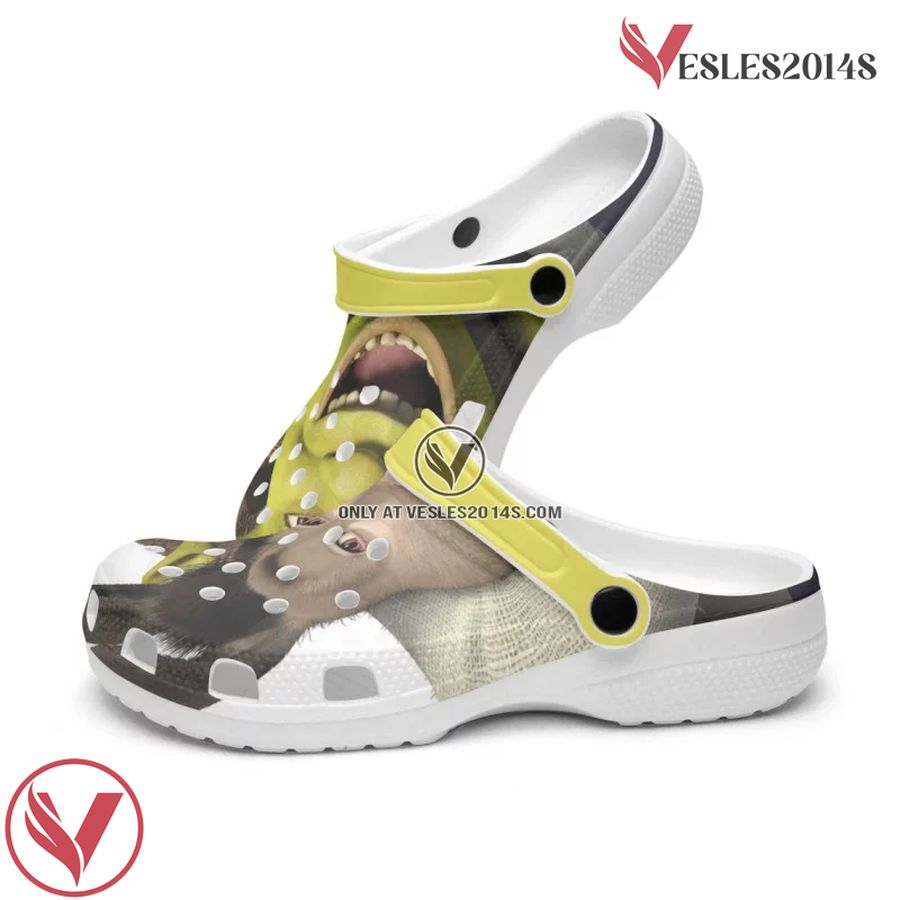 Shrek Cartoon Crocs Crocband Shoes Clogs Custom Name For Men Women and Kids, Unique Gift From Vesles2014S 3