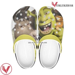 Shrek Cartoon Crocs Crocband Shoes Clogs Custom Name For Men Women and Kids, Unique Gift From  Vesles2014S