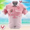 Shunsui Kyoraku Bleach Hawaiian Button Up Shirt, Perfect Gifts For Anime Lovers - Vesles2014S