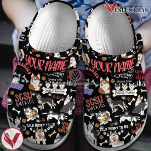 Siberian Huskies Dogs Crocs Crocband Clogs Shoes Comfortable For Men Women and Kids, Unique Gift From  Vesles2014S