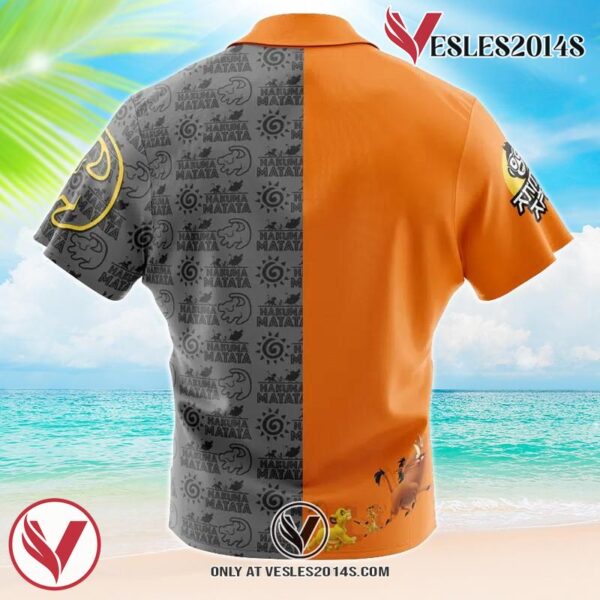 Simba Lion King Hawaiian Button Up Shirt, Perfect Gifts For Anime Lovers - Vesles2014S 1