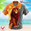 Simba Lion King Hawaiian Button Up Shirt, Perfect Gifts For Anime Lovers - Vesles2014S