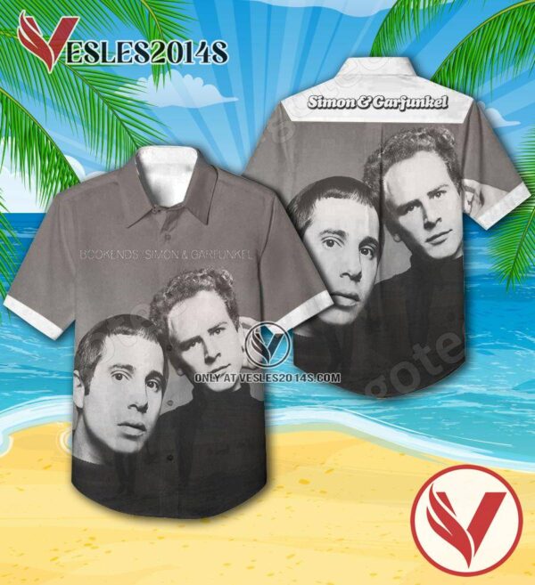 Simon And Garfunkel Bookends Album Cover Hawaiian Shirt, Unique Gifts For Music Lovers - Vesles2014S