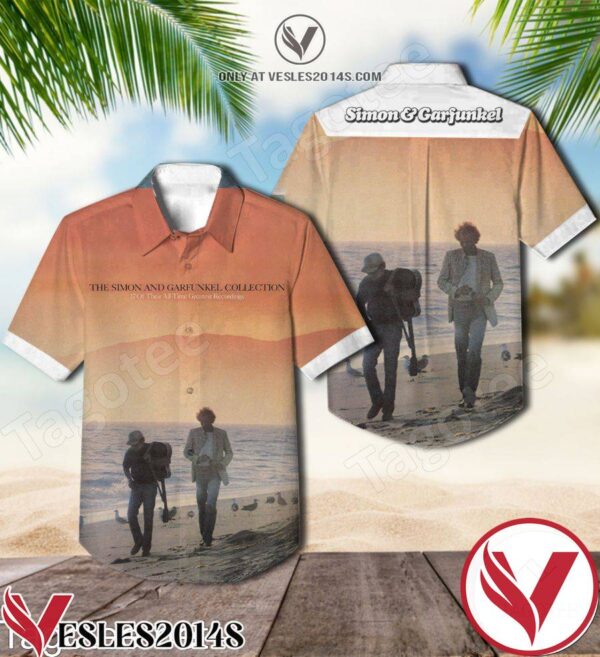 Simon And Garfunkel Collection 17 Of Their All-time Greatest Recordings Hawaiian Shirt, Unique Gifts For Friends - Vesles2014S 1
