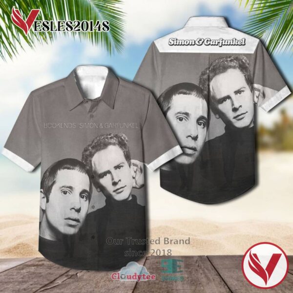 Simon & Garfunkel Bookends Album Hawaiian Shirt, Best Gift For Music Lovers Vesles2014S