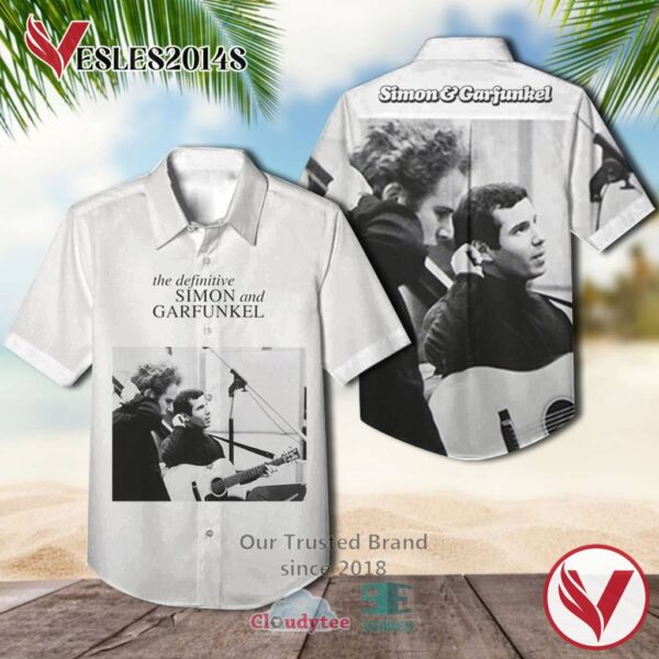 Simon & Garfunkel The Definitive Album Hawaiian Shirt, Best Gift For Music Lovers Vesles2014S